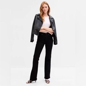 NWT! GAP Black Stretch Boot Leg Mid-Rise Jeans - Multiple Sizes🩵